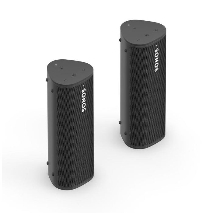 Sonos | Ensemble Aventure - 2 Haut-parleurs Roam portatifs - Bluetooth - Étanche - Noir-SONXPLUS Thetford Mines