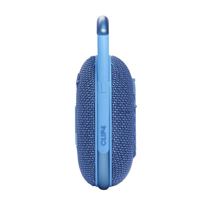 JBL Clip 4 Eco | Haut-parleur - Ultra-portable - Étanche - Bluetooth - Mousqueton intégré - Bleu-SONXPLUS.com