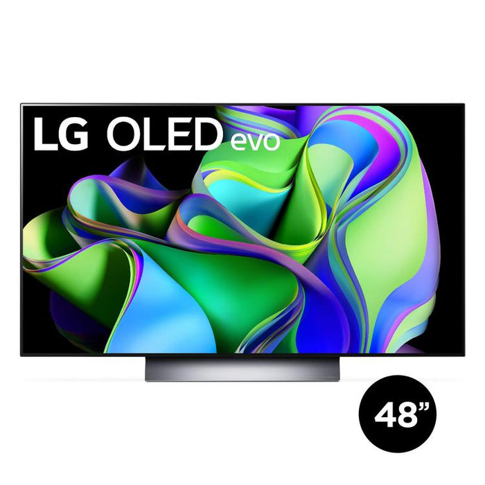 LG OLED48C3PUA | Téléviseur intelligent 48" OLED evo 4K - Série C3 - HDR - Processeur IA a9 Gen6 4K - Noir-SONXPLUS Thetford Mines