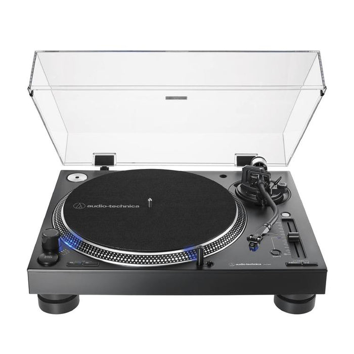 Audio Technica AT-LP140XP-BK | Table tournante Professionnelle - Entraînement direct pour DJ - Noir-SONXPLUS Thetford Mines