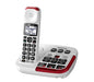 Panasonic KX-TGM470W | Téléphone sans fil - 1 combiné - Répondeur - Amplifié 2X - Blanc-SONXPLUS.com